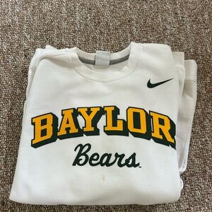Nike Baylor Bears White Sweatshirt